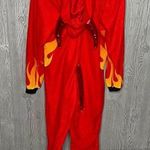 Era spooky devil fire flame Halloween costume red and orange devil cosplay xl Photo 0