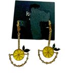 Nwt kensington earrings Yellow Photo 0
