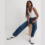 Madewell ‼️ Baggy Straight Jeans in Dark Worn Indigo Wash‼️ Photo 1