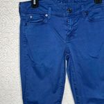 7 For All Mankind Blue Gwenevere Skinny Jeans Size 28 Photo 2