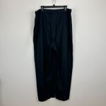J.Crew  Tall Linen Blend Slim Wide Leg Drawstring Pant Pockets Black 20 T NWT Photo 8