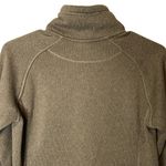 The North Face  Women’s Small Brown Khaki Fleece Long Sleeve Zip-Up Jacket A58R‎ Photo 5