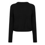 DKNY Sport Long‎ Sleeve Graphic Tee Cropped Top Athleisure Black XL Photo 2