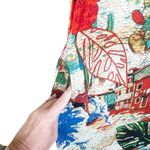 Orientique Naturally Australian Dress Size Large Red Floral A Photo 4