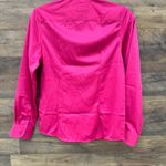 Siliteelon Button Down Hot Pink Long Sleeve Office Top Size XS Photo 6
