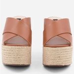 AQUA Bloomingdale’s July Platform Slide Sandals in Cognac, Size 8 New in Box Photo 12