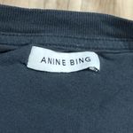 ANINE BING Lili Tee Biker in Washed Black Women’s Medium Photo 4