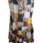 NWT Chelsea & Theodore Blue Red Midi A Photo 0