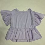 Anthropologie Anthro Babydoll Peplum Top NWOT  Photo 6