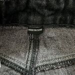 BLANK NYC  Women’s overlap fly button up black denim shorts size 28 Photo 5