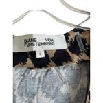 Diane Von Furstenberg Diane Von‎ Furstenberg Wrap Animal Print Dress Size Petite Midi Stretch V-neck Photo 2