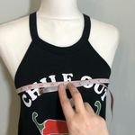 Modern Lux NWOT Black Chile Out Chili Pepper Halter Tank Top Photo 4