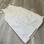 Abercrombie & Fitch Dress linen cotton high neck mini womens White (large) chic Photo 2