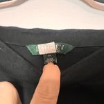 Ralph Lauren Lauren  Top Sweatshirt Black White Striped Size 1X Cotton Cropped Photo 6