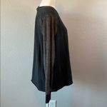 American Eagle  Crewneck Long Velvet Sleeve Gray Size Medium Photo 1