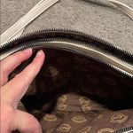 White Mountain  Elegant White Shoulder Bag With Multiple Zipper Compartments NWOT Photo 4