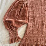 Love Shack Fancy Crushed Velvet Mini Dress Balloon Sleeves Fairy Y2K Size Med Photo 6