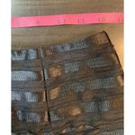 Nanette Lepore  Skirt Sz 0 Midi Chic‎ Festival Sheer Lined Black Event Formal USA Photo 8