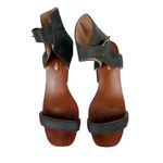 Free People Jeffrey Campbell x Heels Sz 7.5 Army Green Ankle Buckle Strap Photo 2