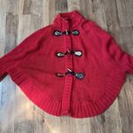 Michael Kors Michael Chunky Knit Red Zipper Cardigan Sweater Dolman EUC Sz M Photo 12