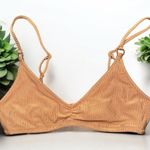 Aerie  NWT Beach Babe Shine Rib
Voop Bikini Top Small
Brownish gold Photo 0