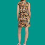 C&C California  100% Linen Tropical Print Shift Dress With Pockets Photo 2