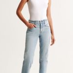 Abercrombie & Fitch Mid Rise 90s Straight Jeans Photo 0