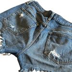 We The Free  Distressed Button Fly Denim Shorts Photo 2