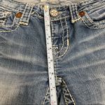 Big star Collection Blue Liv Jeans Women’s 27Long Embroidered Pockets Biker Y2K Photo 11