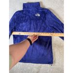 The North Face  Jacket Womens Medium Purple Pink Fleece Full Zip Outdoors flaw*** Photo 8