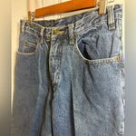 Guide Gear Vintage Flannel Fully Lined High Waist Mom Jeans 90βs Plaid Sz 12 328 Red Photo 1