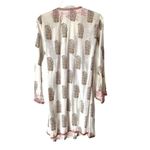 Juliet Dunn London Sequin White Pink Gold Swimsuit Beach Coverup Wrap Dress 1 Photo 4