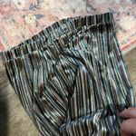 Natural Life  Multicolor Striped metallic shimmer wide leg Pants size M Photo 4