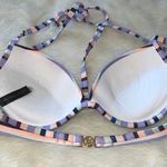 Victoria's Secret Victoria’s Secret Pastel Striped Bikini Top Photo 1