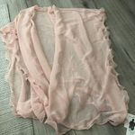 Jessica McClintock NWT  Pink Shimmer Kimono Robe Photo 1