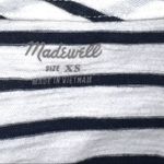 Madewell  black and white striped top Photo 5