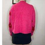 Major Label Group Pink Floral Crewneck Sweater Size XL Photo 1