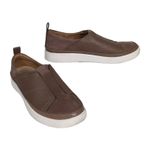 Vionic  Taupe Zinah Slip-On Sneaker Nubuck Leather Casual Comfort Women's 8.5 Photo 0