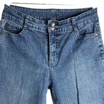 Charter Club  Classic Fit Capri Jeans 10 Blue Mid Rise Button Zip 5 Pocket Photo 1