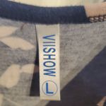 Floral Navy Maxi Dress Blue Size L Photo 1