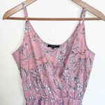 Blashe Pink Floral Spaghetti Strap Summer Polyester Romper Size M Photo 1
