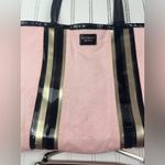 Victoria's Secret Victoriaโs Secret Pink Tote Bag & Metallic Wristlet Photo 2