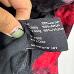 Miss Sixty  Fringe Tie Dye Leather Moto Jacket Photo 2