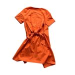NWOT Never Fully Dressed Orange Linen Photo 3