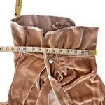 Reformation Anastasia velvet top in Blush Pink Long Sleeve Flawed Size S Small Photo 13