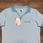 FootJoy The Players Blue Stripe Golf Polo Size Small Photo 1