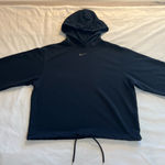 Nike  women’s black  Hoodie Sweater Size  Small “oversize “ Photo 0