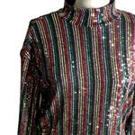 Free People Midnight City Sequin Crop Top Photo 2