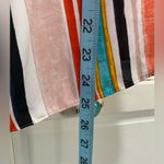 Mossimo Striped Elastic‎ Boat Neck Wide Flutter Short Sleeve Size L Off Shoulder Red Size L Photo 4