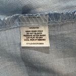 Tresics  blue ruffle lace up dress size small Photo 5